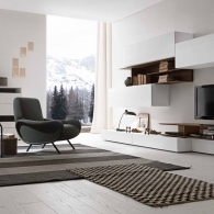 I-modulArt obývákový nábytek bílý