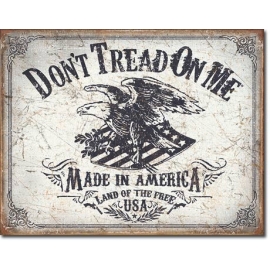 Posters Plechová cedule DTOM - Land of the Free, (42 x 30 cm)
