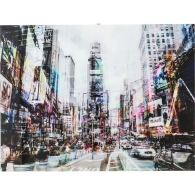 Obraz na skle Times Square Move 120x90cm