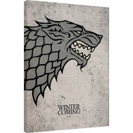 Posters Obraz na plátně Hra o Trůny (Game of Thrones) - Stark, (60 x 80 cm)