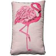 Flamingo polštář neonově růžový