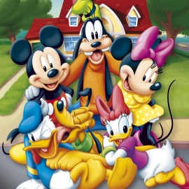 Posters Plakát, Obraz - MICKEY MOUSE - and friends, (40 x 50 cm).jpg