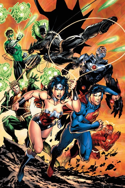 Posters Plakát, Obraz - DC Comics - Justice League Charge, (61 x 91,5 cm)