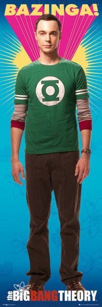 Posters Plakát, Obraz - BIG BANG THEORY - bazinga, (30 x 91 cm)