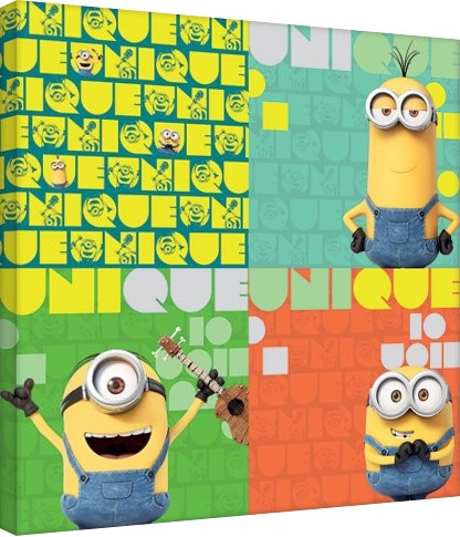 Posters Obraz na plátně Mimoni (Já, padouch) - Unique, (60 x 60 cm)