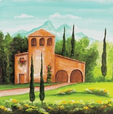 Posters Reprodukce Maria Teresa Gianola - Klášter , (70 x 70 cm)