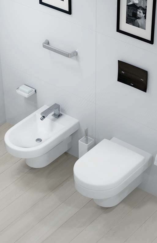 Quattro bidet se závěsným klozetem