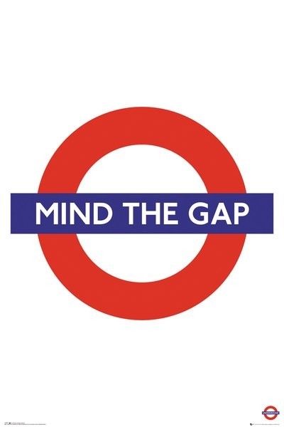 Posters Plakát, Obraz - Transport For London - Mind The Gap, (61 x 91,5 cm)
