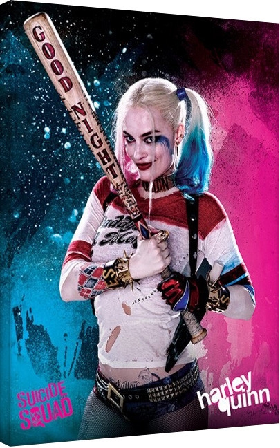 Posters Obraz na plátně Sebevražedný oddíl - Harley Quinn, (60 x 80 cm)