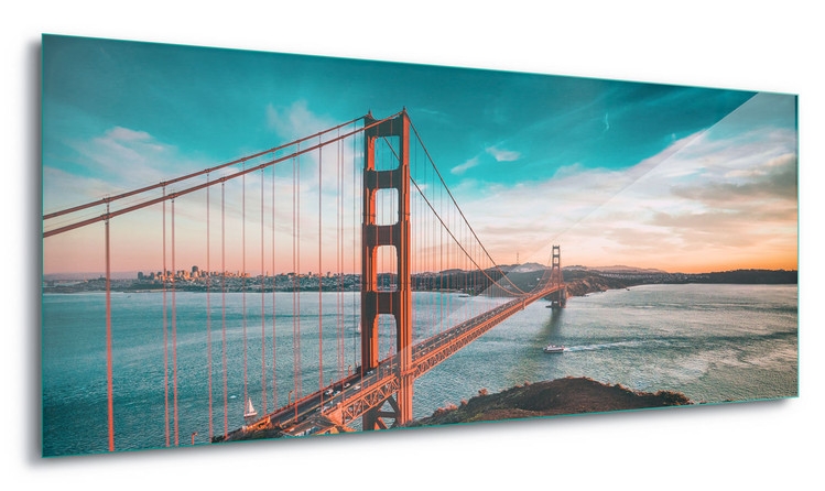 Posters Skleněný Obraz Golden Gate Bridge