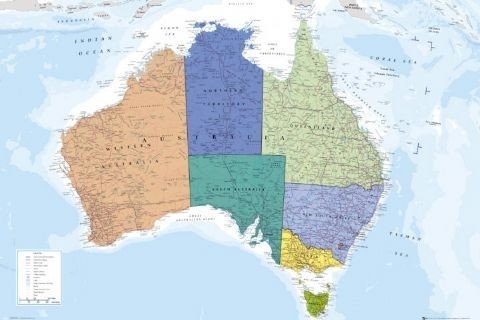 Posters Plakát, Obraz - Australia, (91,5 x 61 cm)