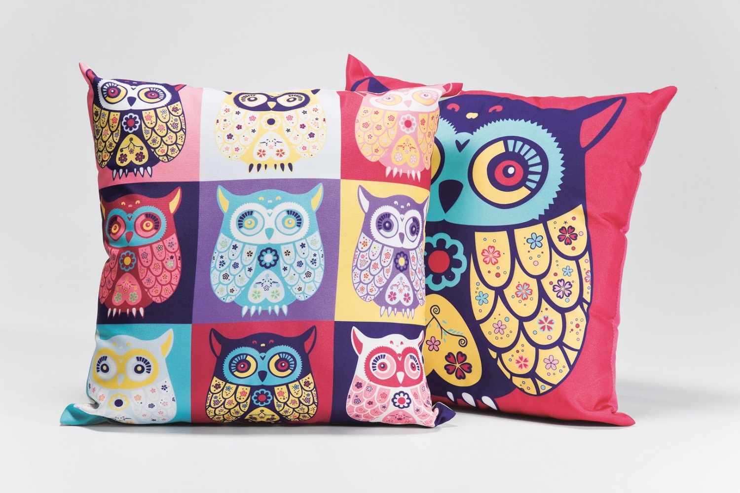 Polštář Pop Owl 40x40cm Assorted