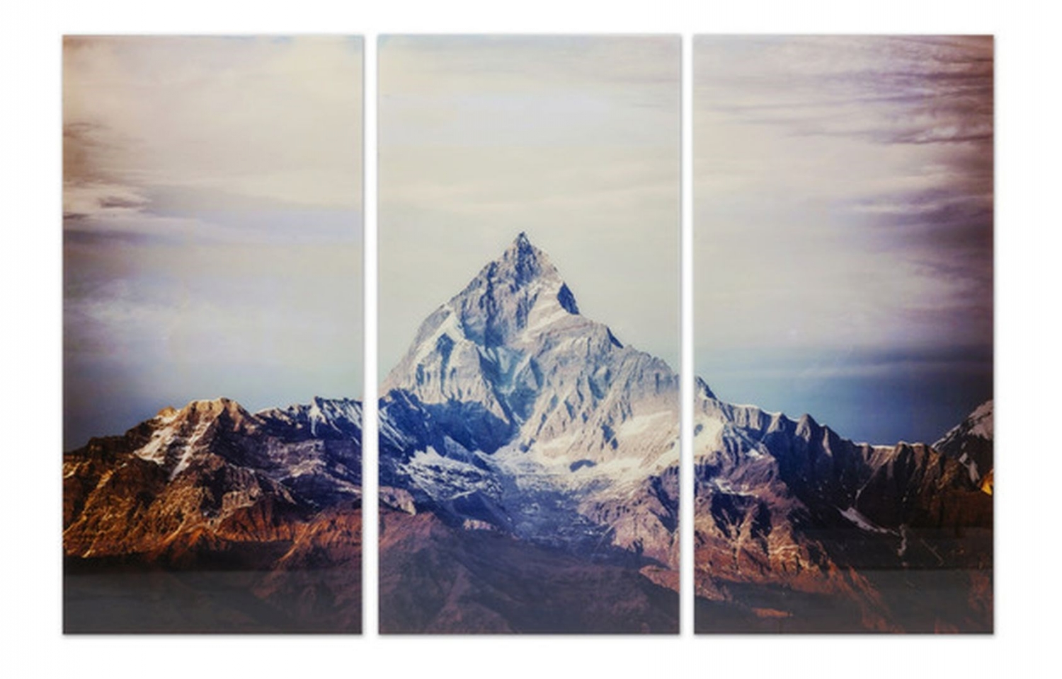 Obraz na skle Triptychon Himalaya 160x240cm (3/)