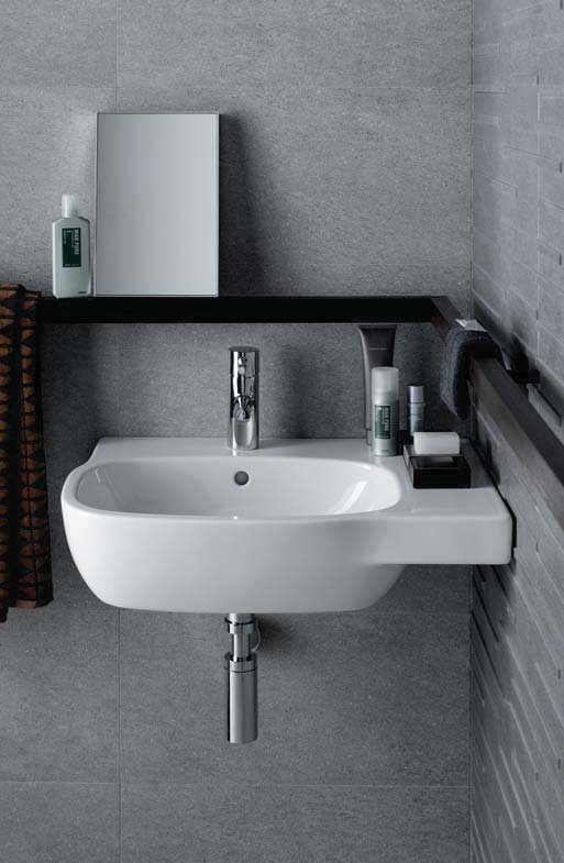 Style asymetrické umyvadlo 45 cm