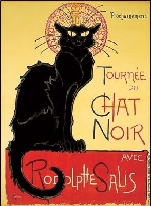 Posters Obraz, Reprodukce - Tournée de Chat Noir - Černá Kočka, Théophile Steinlen, (50 x 70 cm)