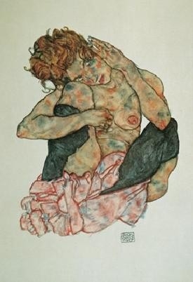 Posters Obraz, Reprodukce - Sedící žena, Egon Schiele, (60 x 80 cm)