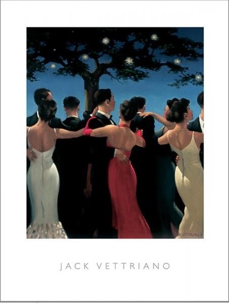 Posters Obraz, Reprodukce - Waltzers, 1992, Jack Vettriano, (40 x 50 cm)