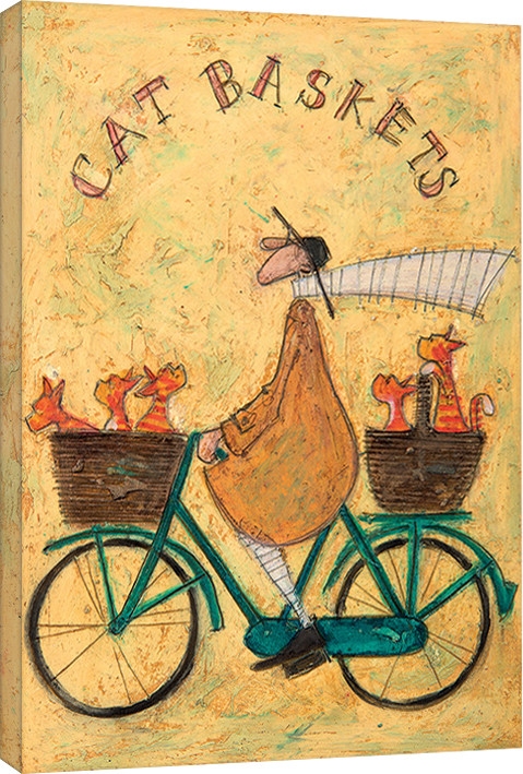 Posters Obraz na plátně Sam Toft - Cat Baskets, (60 x 80 cm)