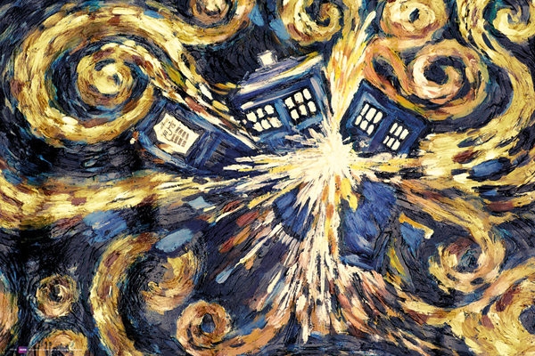 Posters Plakát, Obraz - DOCTOR WHO - exploding tardis, (91,5 x 61 cm)