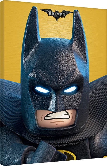 Posters Obraz na plátně LEGO® Batman - Close Up, (80 x 60 cm)