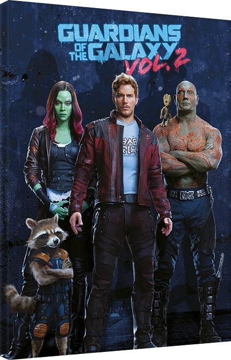 Posters Obraz na plátně Strážci Galaxie Vol. 2 - Team, (60 x 80 cm)