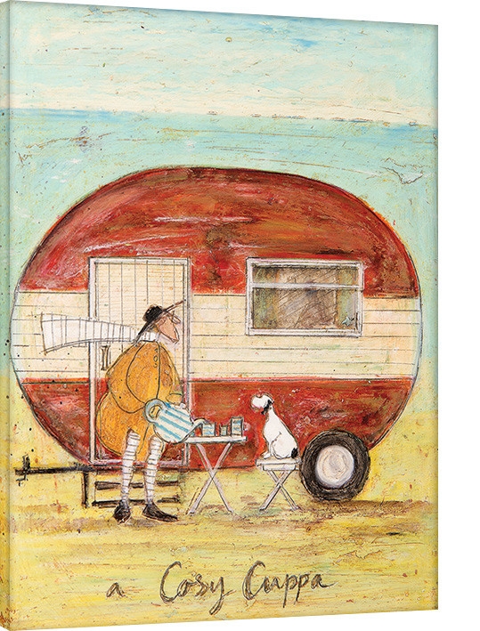 Posters Obraz na plátně Sam Toft - A Cosy Cuppa, (60 x 80 cm)