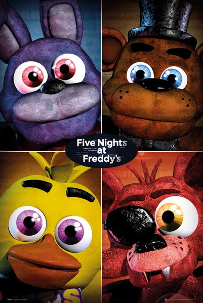 Posters Plakát, Obraz - Five Nights At Freddy's - Quad, (61 x 91,5 cm)