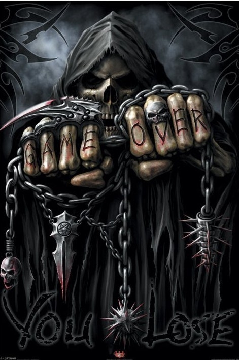 Posters Plakát, Obraz - Spiral - game over Reaper, (61 x 91,5 cm)
