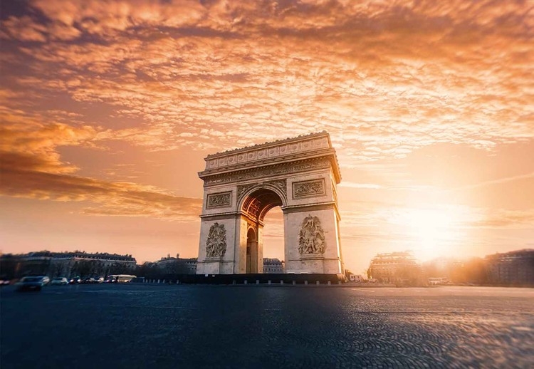 Posters Skleněný Obraz Arc De Triomphe