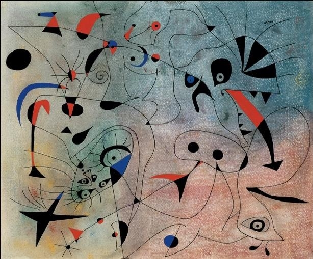 Posters Reprodukce Joan Miró - Jitřenka - The Morning Star, 1940 , (80 x 60 cm)