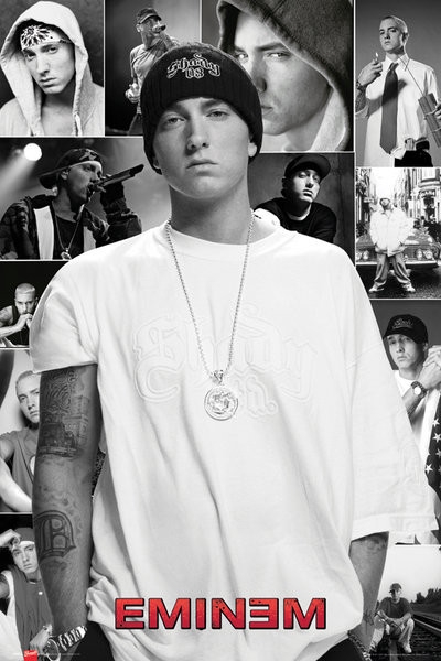 Posters Plakát, Obraz - Eminem - collage, (61 x 91,5 cm)