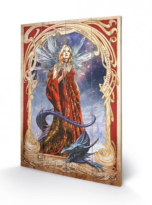 Posters Dřevěný obraz ALCHEMY - starfall on avalon, (40 x 59 cm)