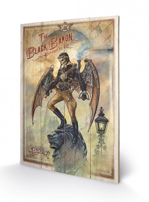 Posters Dřevěný obraz ALCHEMY - the black baron, (40 x 59 cm)