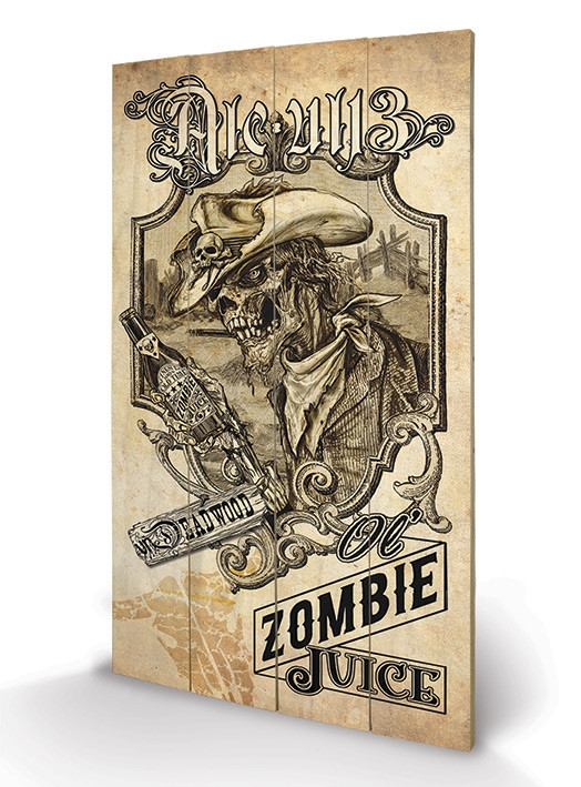 Posters Dřevěný obraz Alchemy - Zombie Juice, (40 x 59 cm)