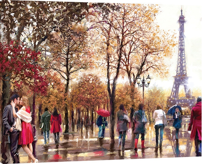 Posters Obraz na plátně Richard Macneil - Eiffel Tower, (80 x 60 cm)