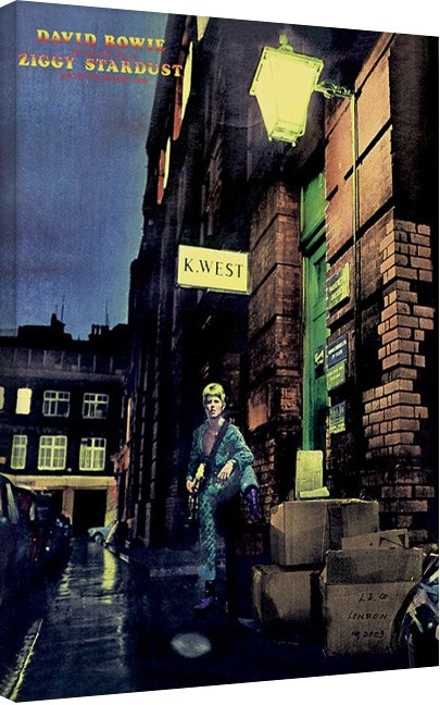 Posters Obraz na plátně David Bowie - Ziggy Stardust, (60 x 80 cm)