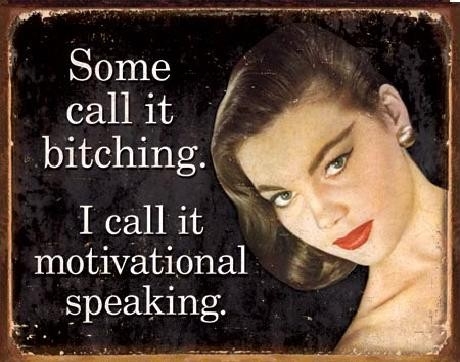 Posters Plechová cedule EPHEMERA - Motivational Speaking, (40 x 31,5 cm)