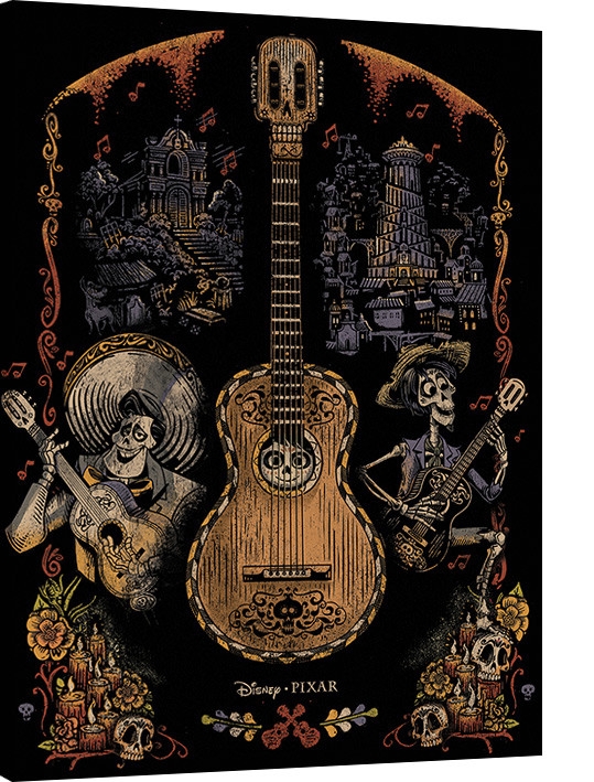 Posters Obraz na plátně Coco - Day of the Dead, (60 x 80 cm)