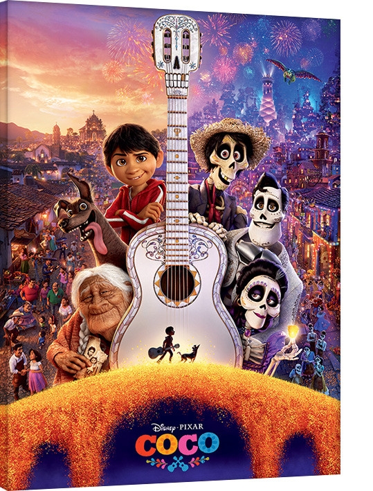 Posters Obraz na plátně Coco - Guitar, (60 x 80 cm)