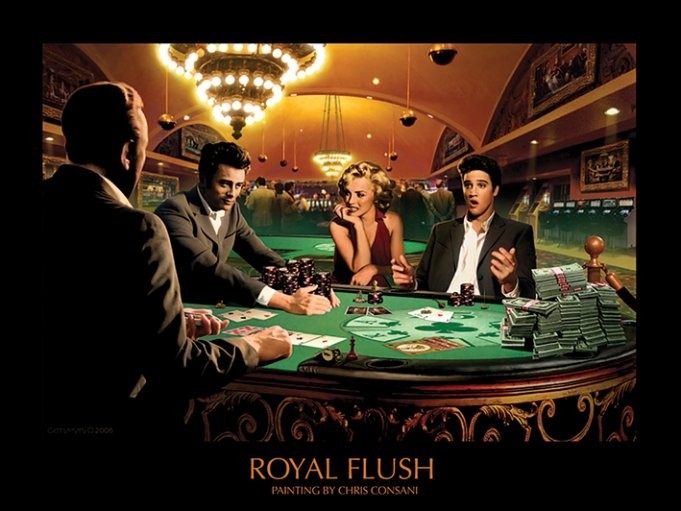 Posters Obraz, Reprodukce - Royal Flush - Chris Consani, (80 x 60 cm)