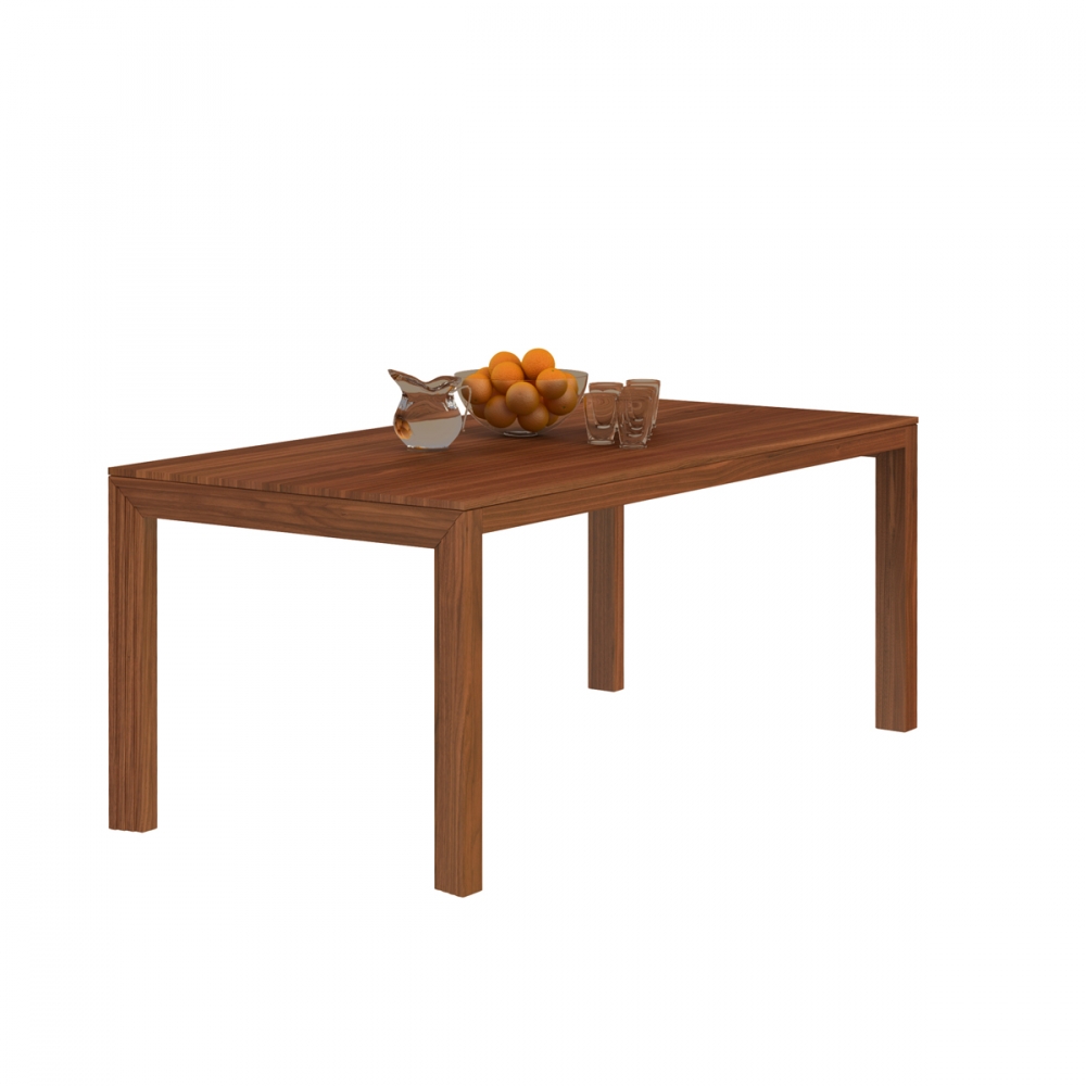 Brown jídelní stůl s dřevěnou deskou