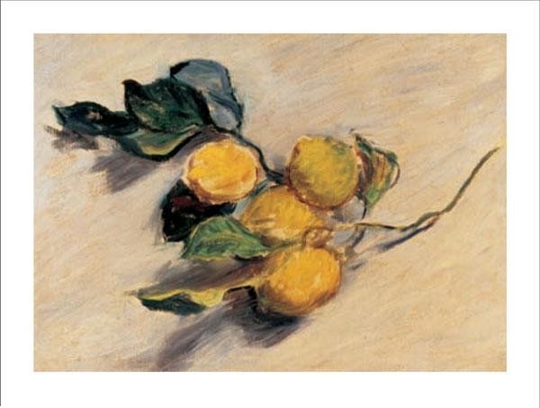 Posters Obraz, Reprodukce - Větévka citroníku, Claude Monet, (80 x 60 cm)