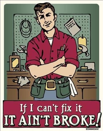 Posters Plechová cedule SCHONBERG - Ain't Broke, (31,5 x 40 cm)