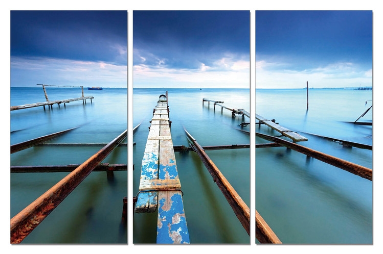 Posters Obraz na zeď - Loď připravená k vyplutí, (90 x 60 cm)