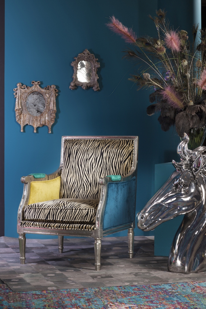 Regency zebra křeslo