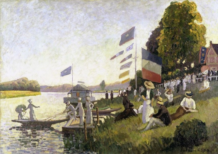 Posters Fototapeta Camille Pissarro - Regatta