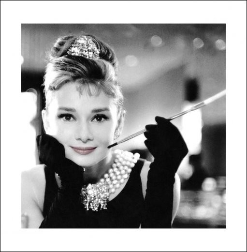 Posters Obraz, Reprodukce - Audrey Hepburn - Smile, (40 x 40 cm)