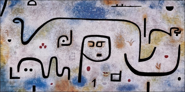 Posters Obraz, Reprodukce - Klee - Insula Dulcanara, (100 x 50 cm)