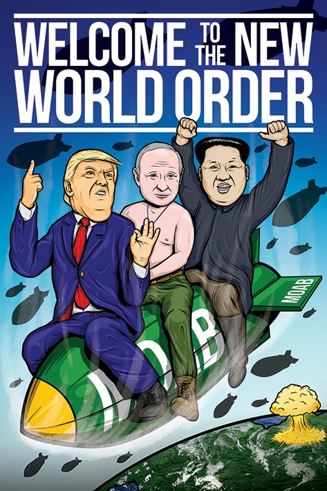 Posters Plakát, Obraz - Welcome To The New World Order, (61 x 91,5 cm)