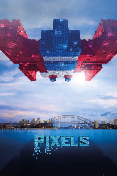 Posters Plakát, Obraz - Pixely - Galaga, (61 x 91,5 cm)